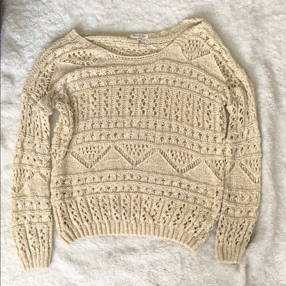 Brown sweater